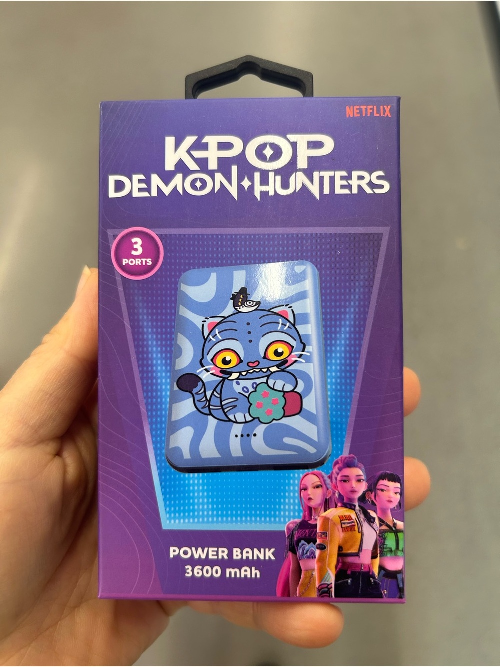 Netflix K-POP Demon Hunters Blue Power Bank